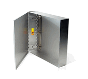 Camden Clamshell Binder Box 44319 - The ultimate storage binder for photos, negatives and slides. Made of quality anodized aluminum with a 2 in. capacity