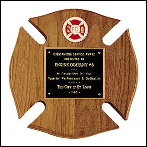 p2790/X - Firematic Award. 10 in X 10 in